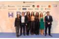 Parte del equipo del HUIE asistente al acto de entrega de los XX Premios BiC