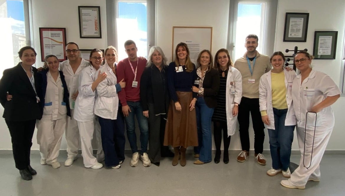 Equipo del HUIE implicado en la acreditación EIAV