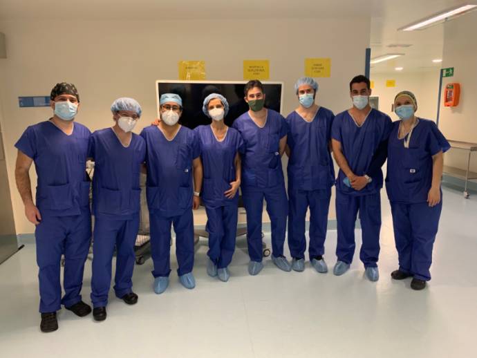 2021 10 29 Equipo del Servicio de Cirugía General y Aparato Digestivo del HUIE