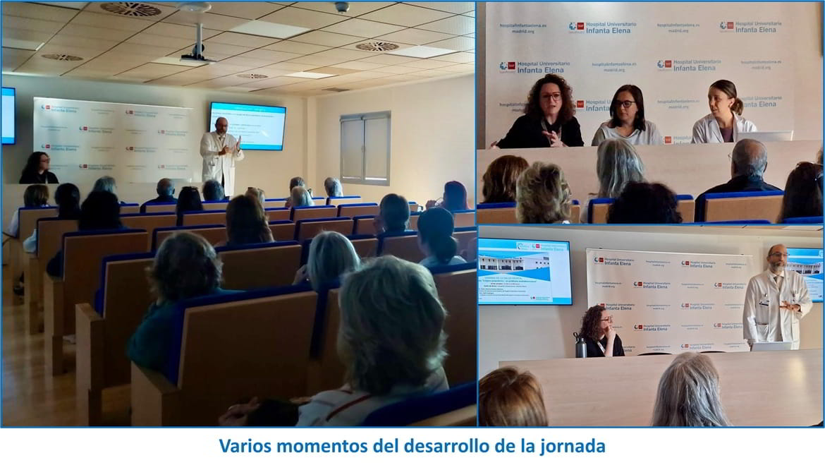 Varios momentos del desarrollo de la jornada
