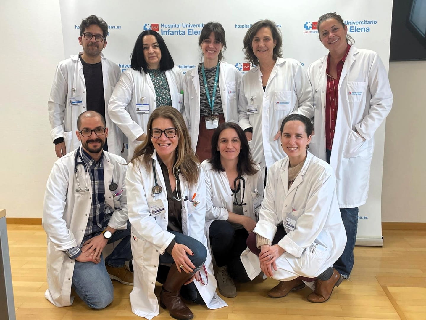 Equipo de la Unidad de ELA y Enfermedades Neuromuscular del HUIE