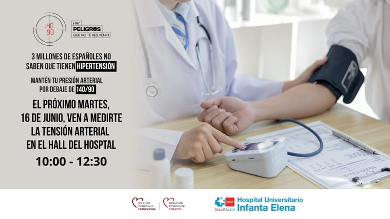 Campaña de concienciación sobre la Hipertensión en colaboración con la Federación Española del Corazón