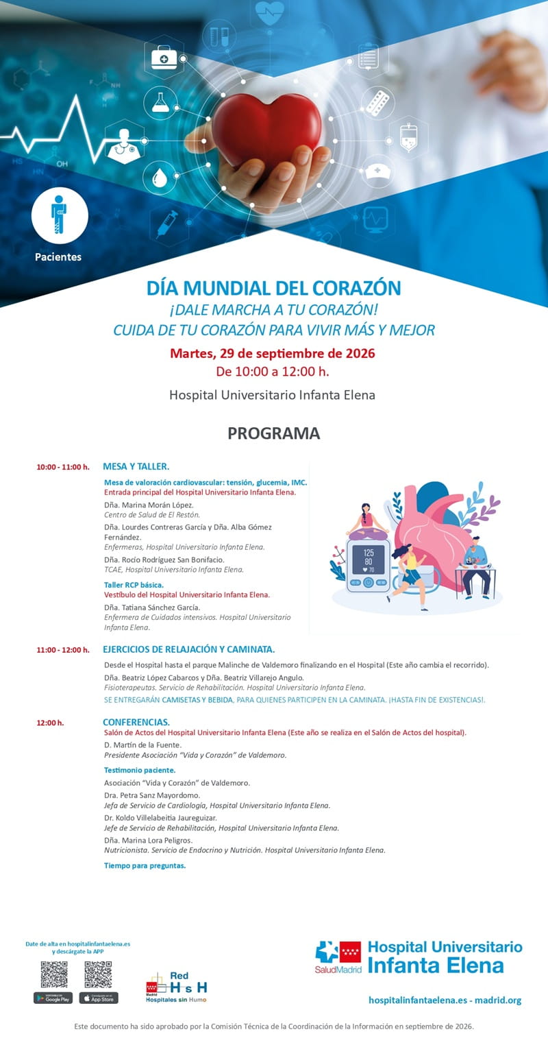Programa Jornada Día Mundial del Corazón