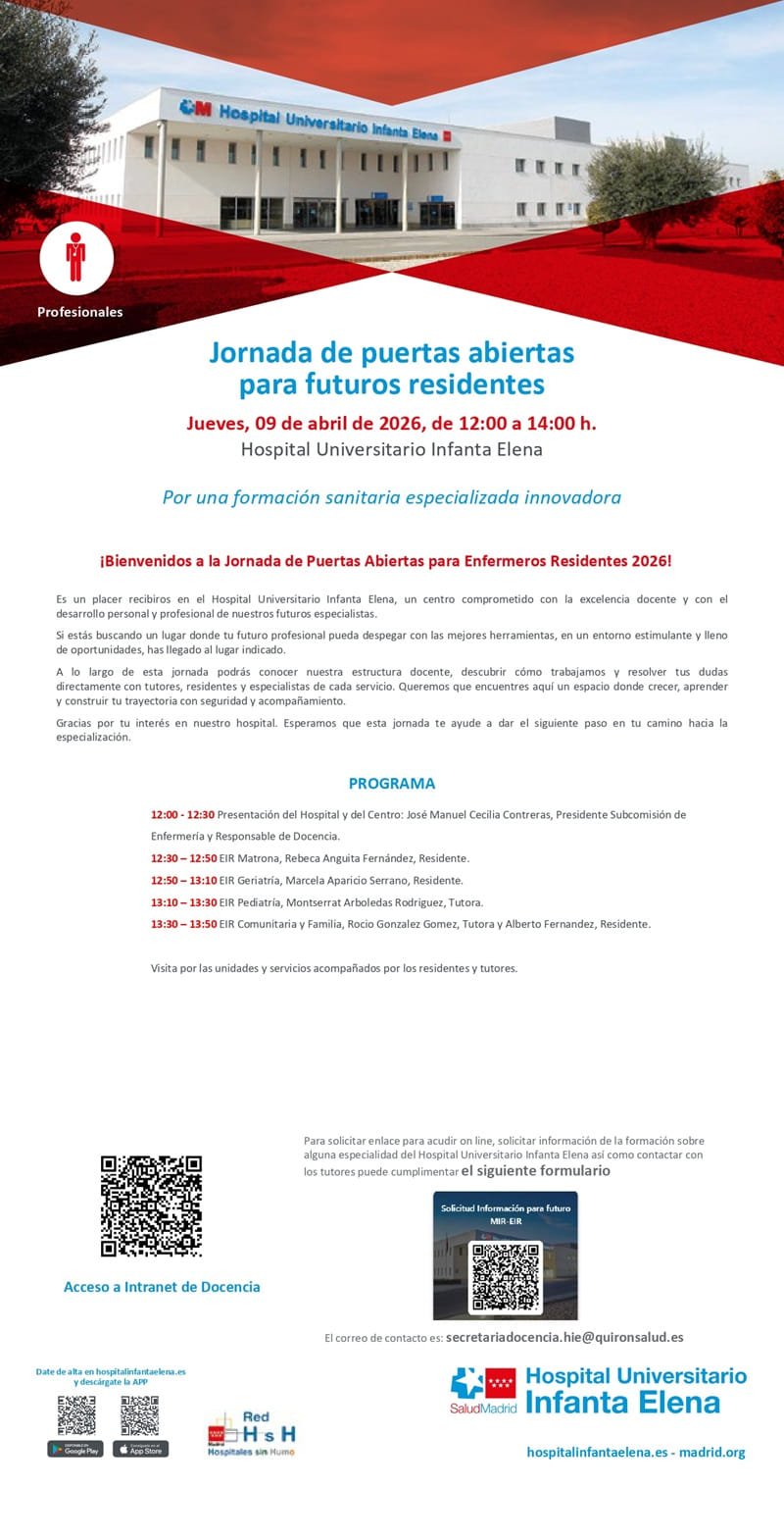 Jornada de puertas abiertas para EIR