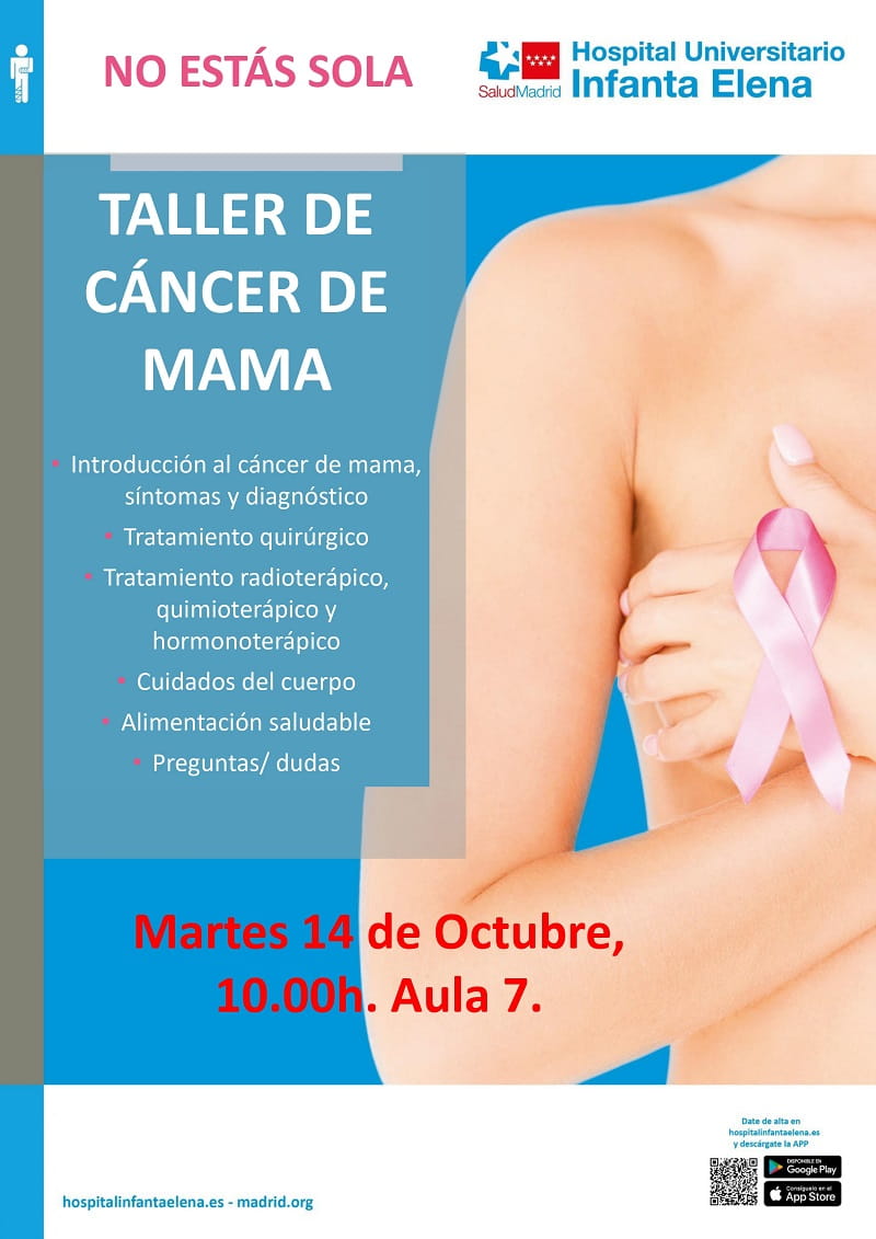 Taller cáncer de mama No estás sola