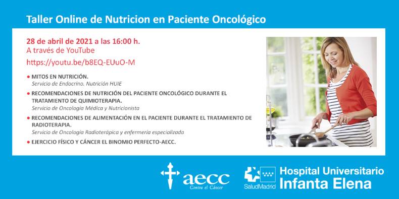 Post 1024x512 Taller online de Nutrición en el paciente oncológico HUIE. Este enlace se abrirá en una ventana nueva